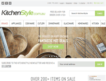 Tablet Screenshot of kitchenstyle.com.au